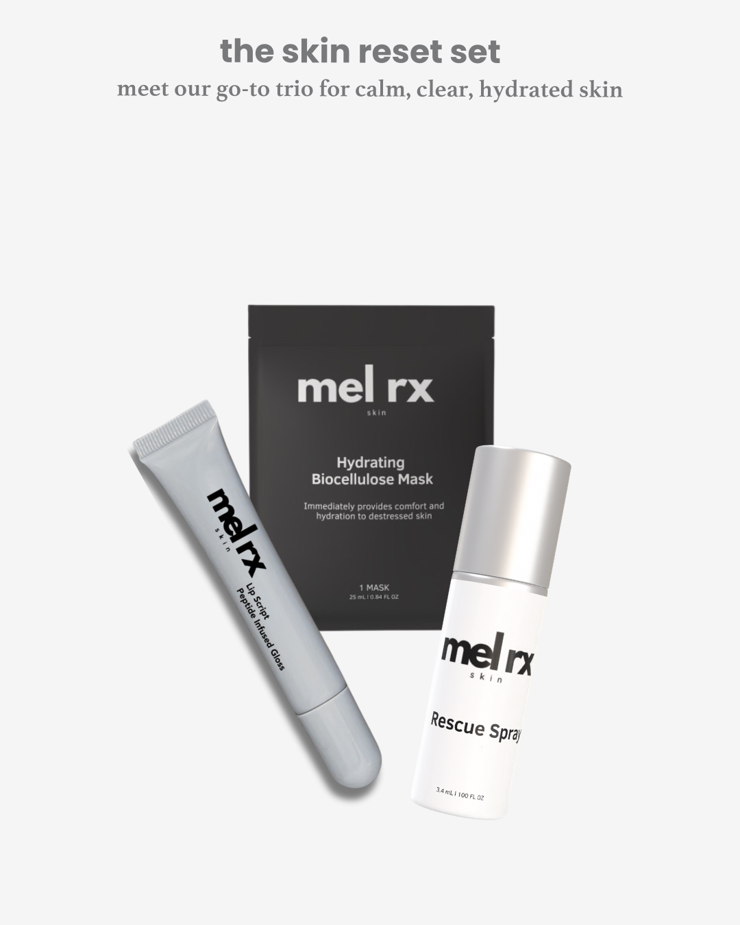 the skin reset set – Mel RX Skin